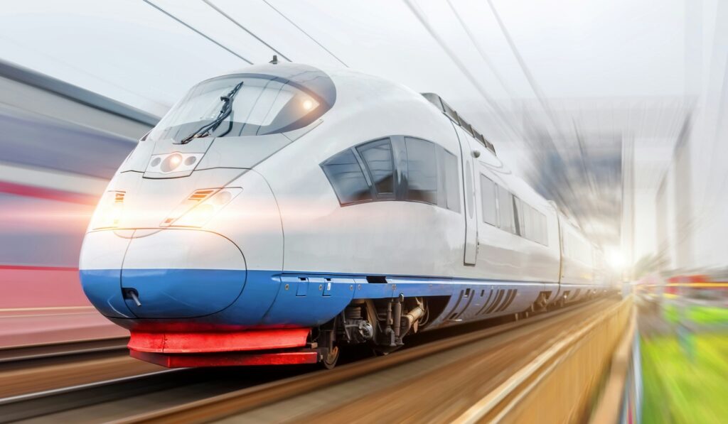 High-speed bullet train